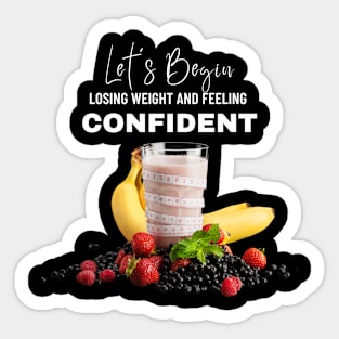 Confident Sticker